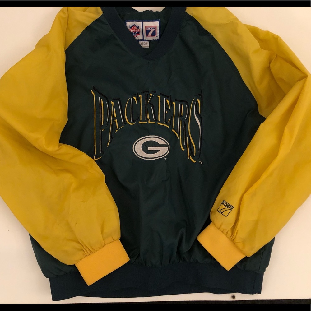 90s Green Bay Packers Windbreaker
